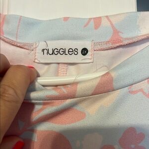 Women's Pink and Blue Dress